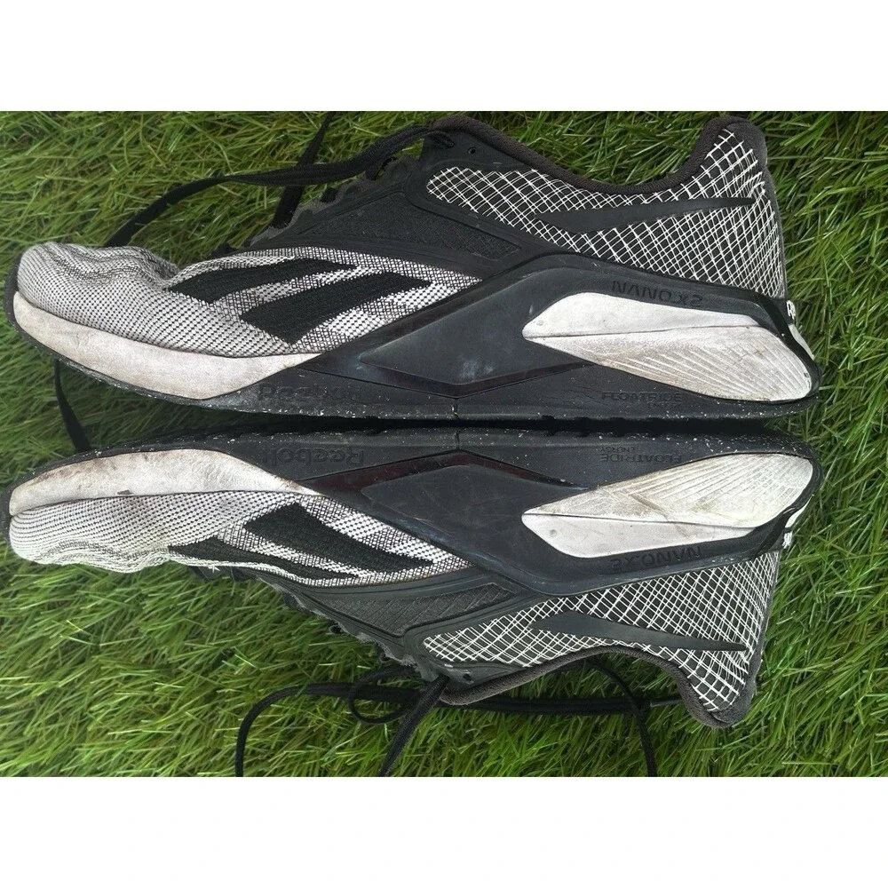 Reebok Nano X2 Black Pure Grey Mens Training Shoes Size 8